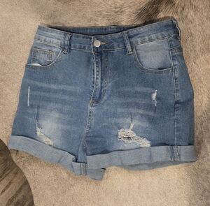 Denim Blue Women's Shorts